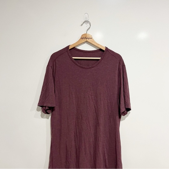 Lululemon 5 Year Basic T Shirt Maroon - Picture 6 of 6